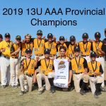 2019 13U AAA Provincial Champions